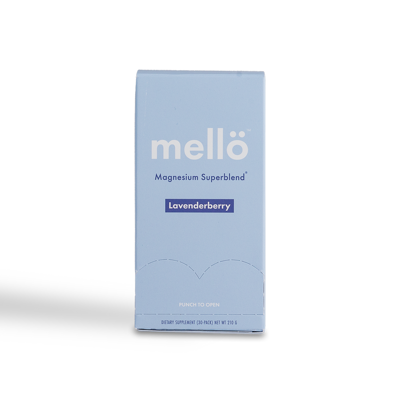mellö Magnesium - 30 Travel Sticks Lavenderberry