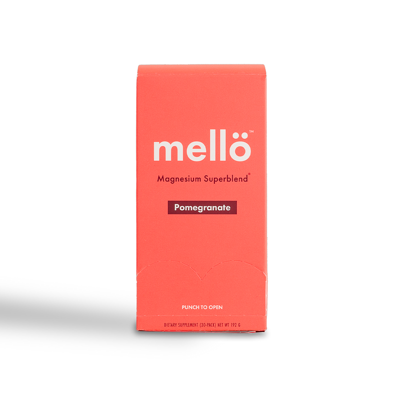 mellö Magnesium - 30 Travel Sticks Pomegranate