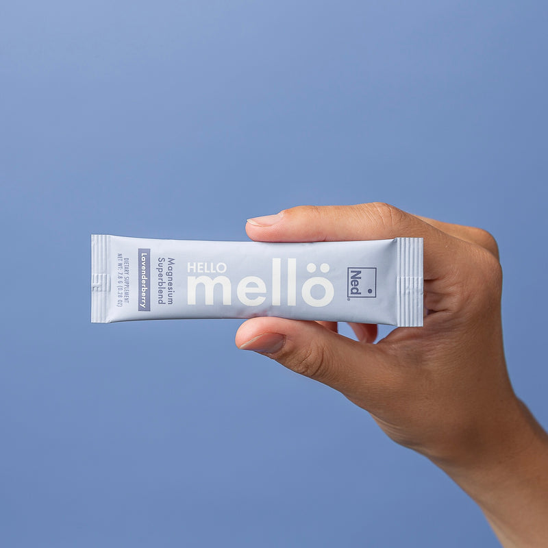 mellö Magnesium - 30 Travel Sticks Lavenderberry