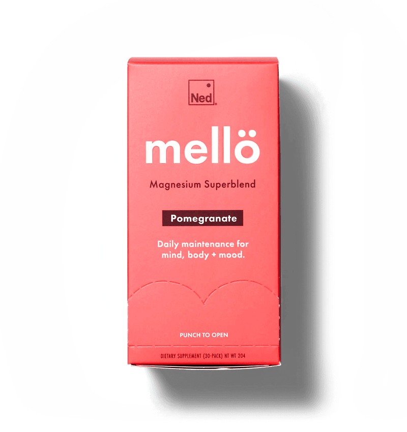 mellö Magnesium - 30 Travel Sticks Pomegranate