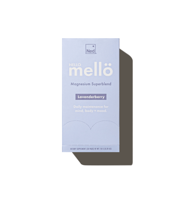 mellö Magnesium - 30 Travel Sticks Lavenderberry