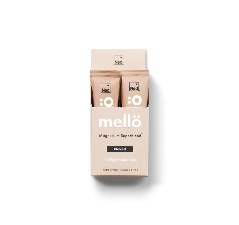 mellö Magnesium - 10 Travel Sticks Naked